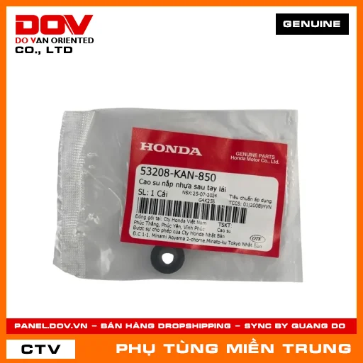 CAO SU NẮP NHỰA SAU TAY LÁI HONDA CHÍNH HÃNG (MÃ: 53208KAN850) — 53208KAN850