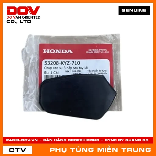 CHỤP CAO SU B NẮP SAU TAY LÁI HONDA CHÍNH HÃNG (MÃ: 53208KYZ710) — 53208KYZ710