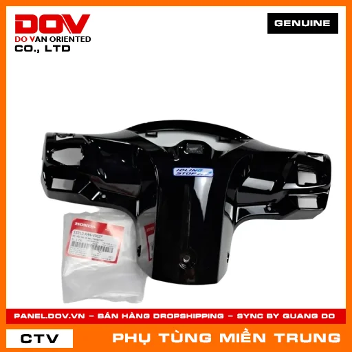 BỘ NẮP TAY LÁI SAU *NHB25M* HONDA CHÍNH HÃNG (MÃ: 53210K44V00ZF) — 53210K44V00ZF