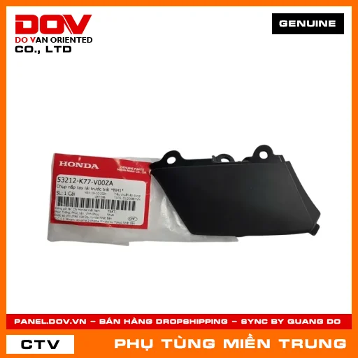CHỤP NẮP TAY LÁI TRƯỚC TRÁI *NH1* HONDA CHÍNH HÃNG (MÃ: 53212K77V00ZA) — 53212K77V00ZA