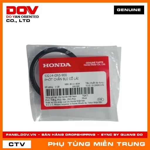 PHỚT CHẮN BỤI CỔ LÁI HONDA CHÍNH HÃNG (MÃ: 53214GN5900) — 53214GN5900