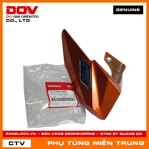 NẮP TRÊN TAY LÁI TRÁI *YR322* HONDA CHÍNH HÃNG (MÃ: 53215K56V00ZF) — 53215K56V00ZF