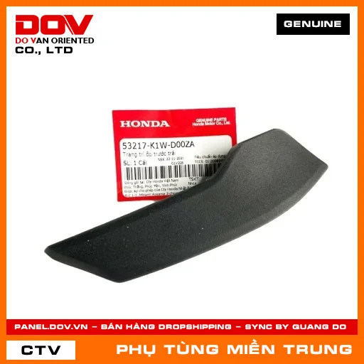TRANG TRÍ ỐP TRƯỚC TRÁI HONDA CHÍNH HÃNG (MÃ: 53217K1WD00ZA) — 53217K1WD00ZA