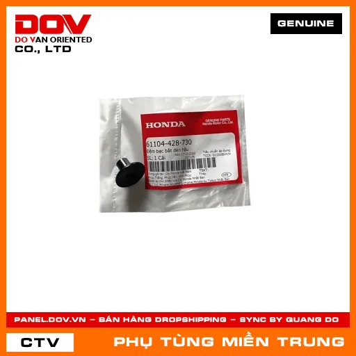 ĐỆM BẠC BẮT ĐÈN HẬU HONDA CHÍNH HÃNG (MÃ: 61104428730) — 61104428730