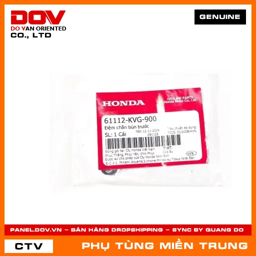 ĐỆM CHẮN BÙN TRƯỚC HONDA CHÍNH HÃNG (MÃ: 61112KVG900) — 61112KVG900
