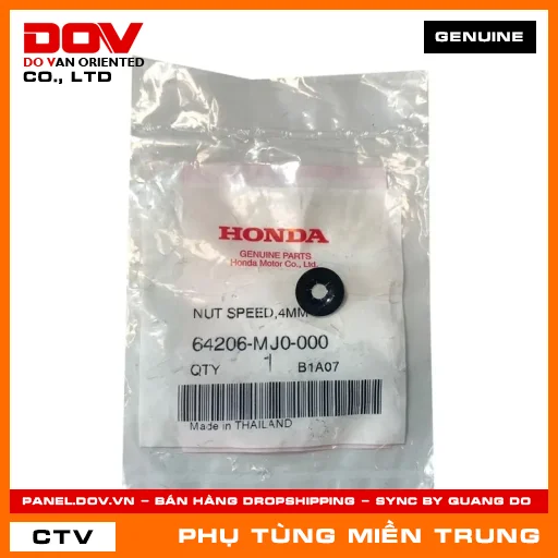 ĐAI ỐC 4MM HONDA CHÍNH HÃNG (MÃ: 64206MJ0000) — 64206MJ0000