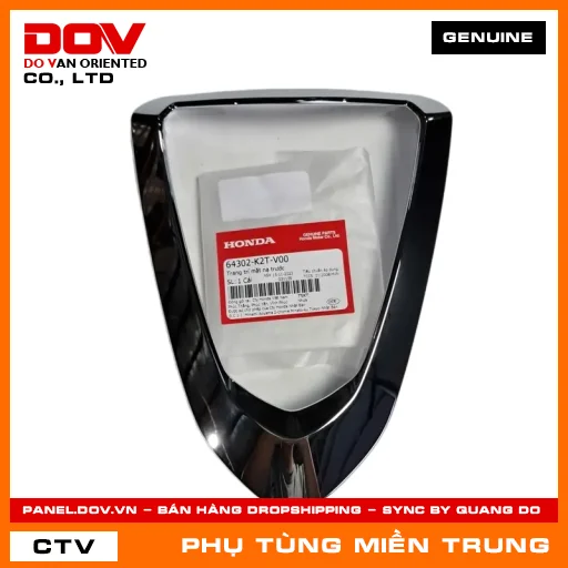 TRANG TRÍ MẶT NẠ TRƯỚC HONDA CHÍNH HÃNG (MÃ: 64302K2TV00) — 64302K2TV00