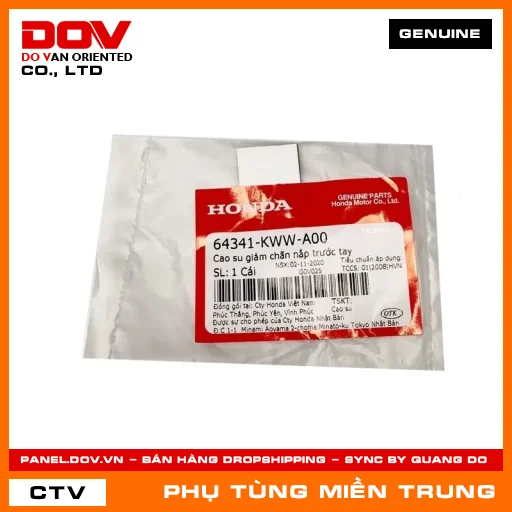 CAO SU GIẢM CHẤN NẮP TRƯỚC TAY HONDA CHÍNH HÃNG (MÃ: 64341KWWA00) — 64341KWWA00