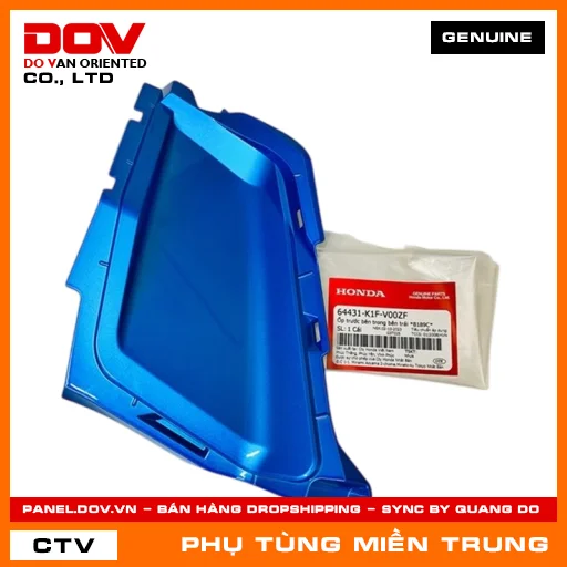ỐP TRƯỚC BÊN TRONG BÊN TRÁI *B189C* HONDA CHÍNH HÃNG (MÃ: 64431K1FV00ZF) — 64431K1FV00ZF