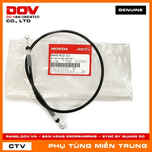 DÂY CÁP MỞ NẮP NHIÊN LIỆU HONDA CHÍNH HÃNG (MÃ: 64455K1ZJ11) — 64455K1ZJ11