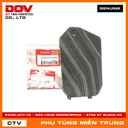 NẮP ẮC QUY *TBLACK* HONDA CHÍNH HÃNG (MÃ: 64460K59A70ZB) — 64460K59A70ZB