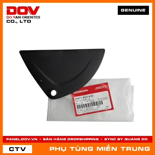 NẮP HỘP ĐỒ BÊN TRÁI HONDA CHÍNH HÃNG (MÃ: 64471KVGA30) — 64471KVGA30