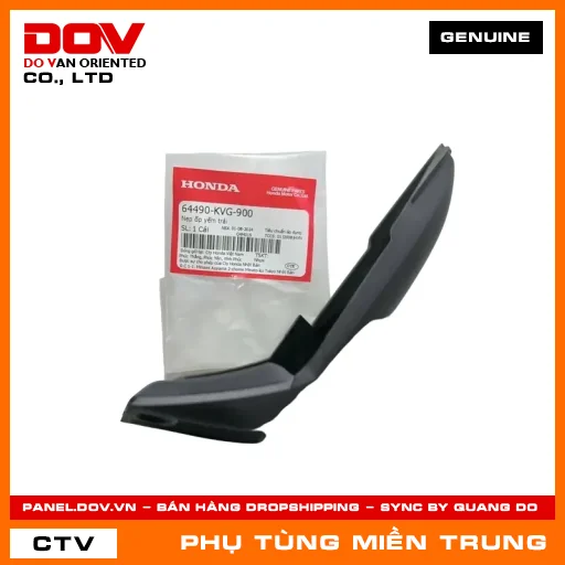 NẸP ỐP YẾM TRÁI HONDA CHÍNH HÃNG (MÃ: 64490KVG900) — 64490KVG900