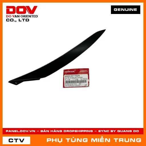 NẸP ĐÈN PHA BÊN PHẢI *NHA76M* HONDA CHÍNH HÃNG (MÃ: 64505K97T00ZN) — 64505K97T00ZN