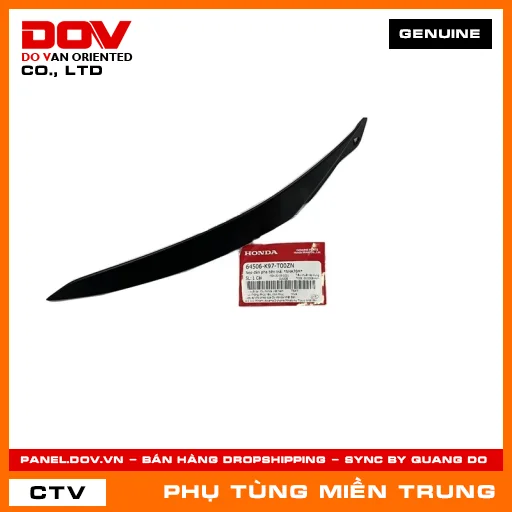 NẸP ĐÈN PHA BÊN TRÁI *NHA76M* HONDA CHÍNH HÃNG (MÃ: 64506K97T00ZN) — 64506K97T00ZN