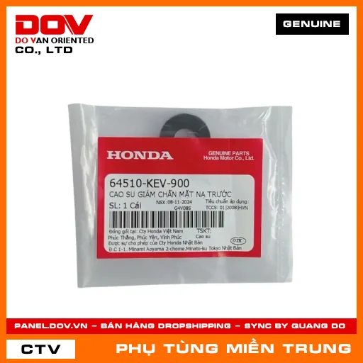 CAO SU GIẢM CHẤN MẶT NẠ TRƯỚC HONDA CHÍNH HÃNG (MÃ: 64510KEV900) — 64510KEV900