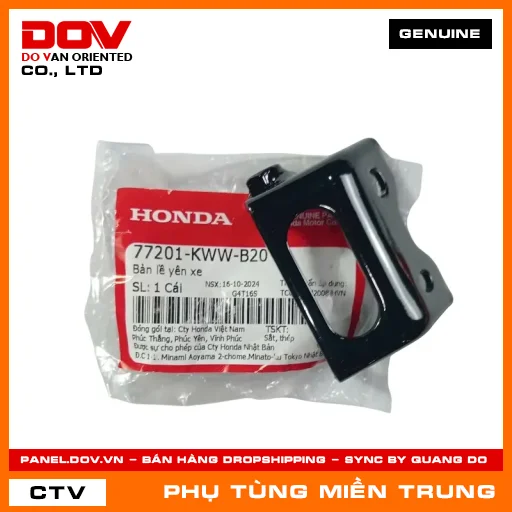 BẢN LỀ YÊN XE HONDA CHÍNH HÃNG (MÃ: 77201KWWB20) — 77201KWWB20