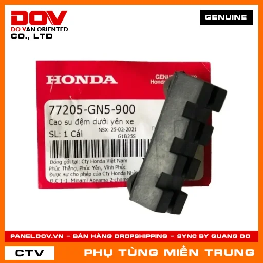 CAO SU ĐỆM DƯỚI YÊN XE HONDA CHÍNH HÃNG (MÃ: 77205GN5900) — 77205GN5900