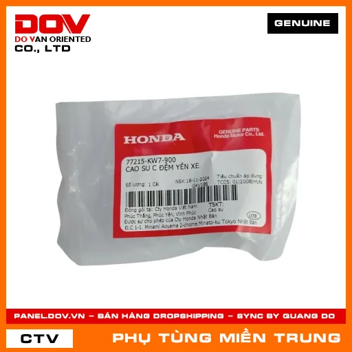 CAO SU C ĐỆM YÊN XE HONDA CHÍNH HÃNG (MÃ: 77215KW7900) — 77215KW7900