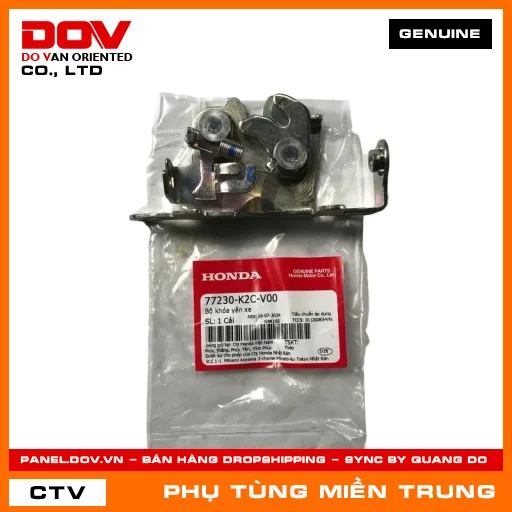 BỘ KHÓA YÊN XE HONDA CHÍNH HÃNG (MÃ: 77230K2CV00) — 77230K2CV00
