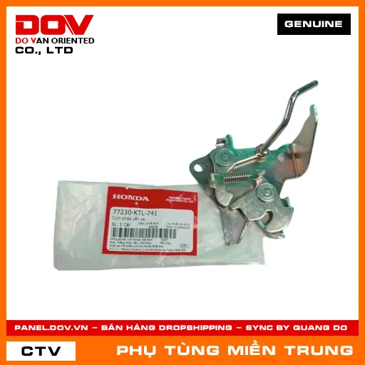 CỤM KHÓA YÊN XE HONDA CHÍNH HÃNG (MÃ: 77230KTL741) — 77230KTL741