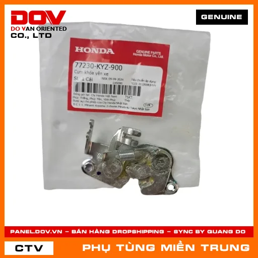 CỤM KHÓA YÊN XE HONDA CHÍNH HÃNG (MÃ: 77230KYZ900) — 77230KYZ900