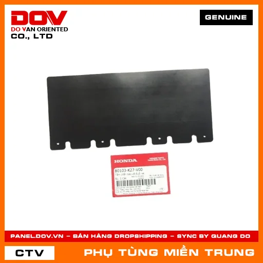 TẤM CHẮN BẢO VỆ ĐUÔI XE HONDA CHÍNH HÃNG (MÃ: 80103K27V00) — 80103K27V00