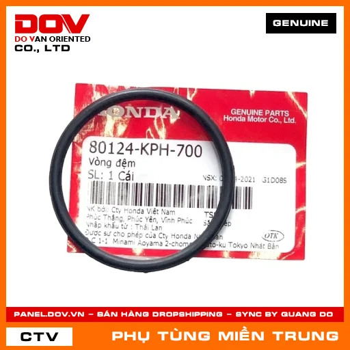 VÒNG ĐỆM HONDA CHÍNH HÃNG (MÃ: 80124KPH700) — 80124KPH700