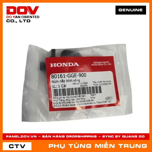 NÚM NẮP BÌNH XĂNG HONDA CHÍNH HÃNG (MÃ: 80161GGE900) — 80161GGE900