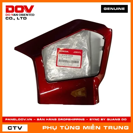 ỐP BÊN TRONG TRÁI*R350C* HONDA CHÍNH HÃNG (MÃ: 81139K35V00ZB) — 81139K35V00ZB