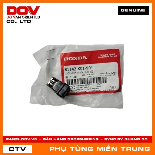 CHỐT ĐỊNH VỊ NẮP HỘP ĐỒ HONDA CHÍNH HÃNG (MÃ: 81142K01901) — 81142K01901