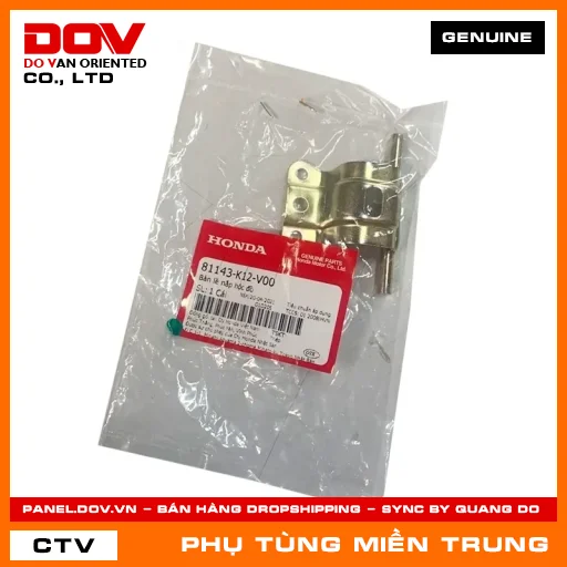 BẢN LỀ NẮP HỘC ĐỒ HONDA CHÍNH HÃNG (MÃ: 81143K12V00) — 81143K12V00