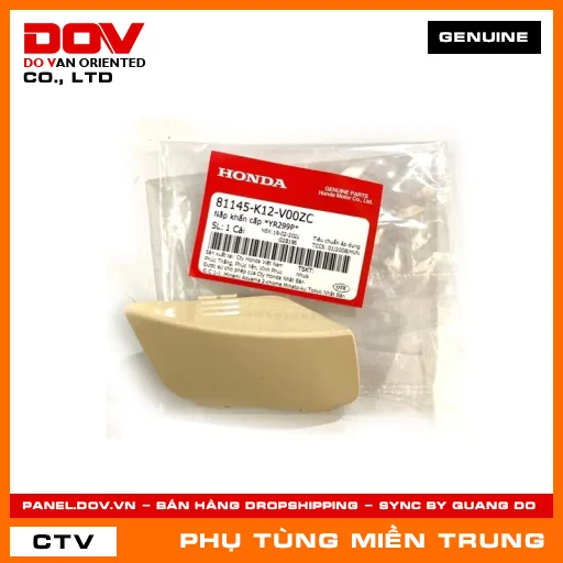 NẮP KHẨN CẤP *YR299P* HONDA CHÍNH HÃNG (MÃ: 81145K12V00ZC) — 81145K12V00ZC