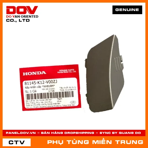 NẮP KHẨN CẤP *NHB18M* HONDA CHÍNH HÃNG (MÃ: 81145K12V00ZJ) — 81145K12V00ZJ