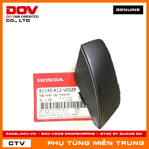 NẮP KHẨN CẤP *NHA76* HONDA CHÍNH HÃNG (MÃ: 81145K12V00ZP) — 81145K12V00ZP