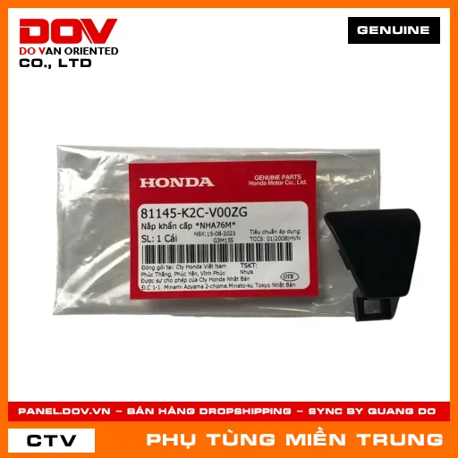 NẮP KHẨN CẤP *NHA76M* HONDA CHÍNH HÃNG (MÃ: 81145K2CV00ZG) — 81145K2CV00ZG