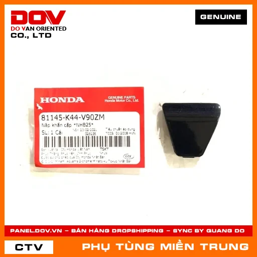 NẮP KHẨN CẤP *NHB25* HONDA CHÍNH HÃNG (MÃ: 81145K44V90ZM) — 81145K44V90ZM