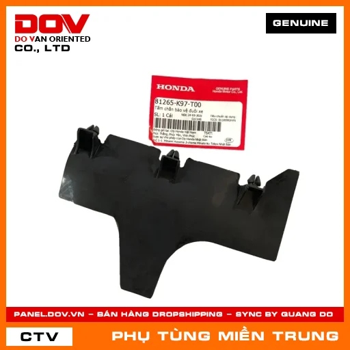TẤM CHẮN BẢO VỆ ĐUÔI XE HONDA CHÍNH HÃNG (MÃ: 81265K97T00) — 81265K97T00