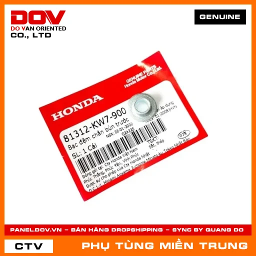 BẠC ĐỆM CHẮN BÙN TRƯỚC HONDA CHÍNH HÃNG (MÃ: 81312KW7900) — 81312KW7900