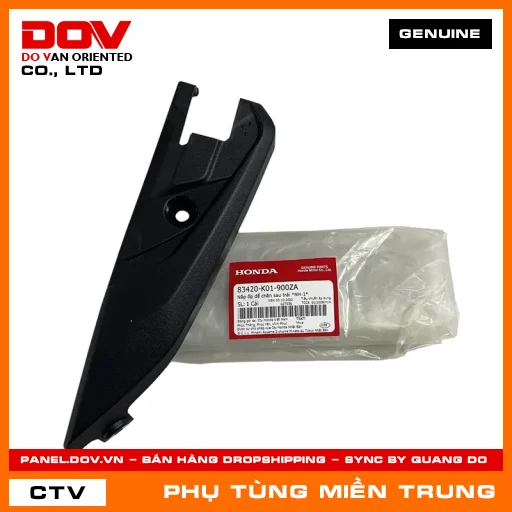 NẮP ỐP ĐỂ CHÂN SAU TRÁI *NH-1* HONDA CHÍNH HÃNG (MÃ: 83420K01900ZA) — 83420K01900ZA