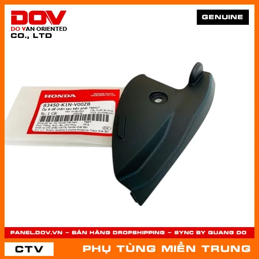 ỐP B ĐỂ CHÂN SAU BÊN PHẢI *NH1* HONDA CHÍNH HÃNG (MÃ: 83450K1NV00ZB) — 83450K1NV00ZB