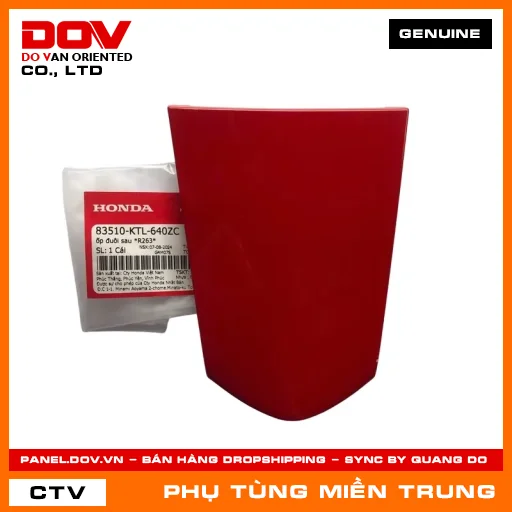 ỐP ĐUÔI SAU *R263* HONDA CHÍNH HÃNG (MÃ: 83510KTL640ZC) — 83510KTL640ZC