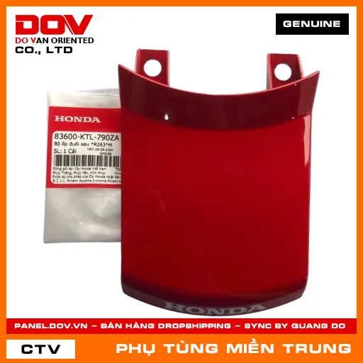 BỘ ỐP ĐUÔI SAU *R263*M HONDA CHÍNH HÃNG (MÃ: 83600KTL790ZA) — 83600KTL790ZA