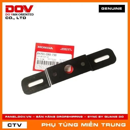 GIÁ BẮT BIỂN SỐ HONDA CHÍNH HÃNG (MÃ: 84701GN5730) — 84701GN5730