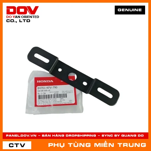 GIÁ BẮT BIỂN SỐ HONDA CHÍNH HÃNG (MÃ: 84701KFV790) — 84701KFV790