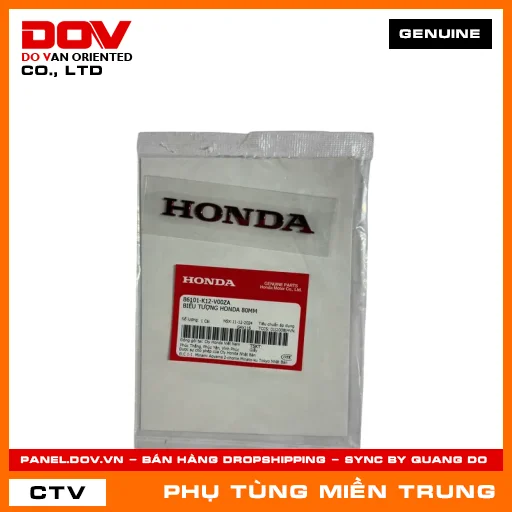 BIỂU TƯỢNG HONDA 80MM HONDA CHÍNH HÃNG (MÃ: 86101K12V00ZA) — 86101K12V00ZA