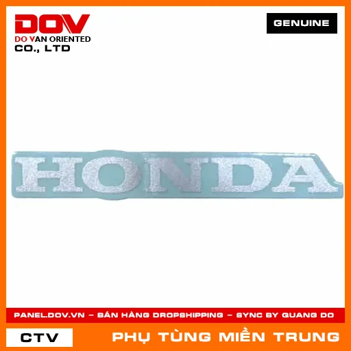 MÁC CHỮ HONDA 75MM *NH411* HONDA CHÍNH HÃNG (MÃ: 86101K35V00ZA) — 86101K35V00ZA