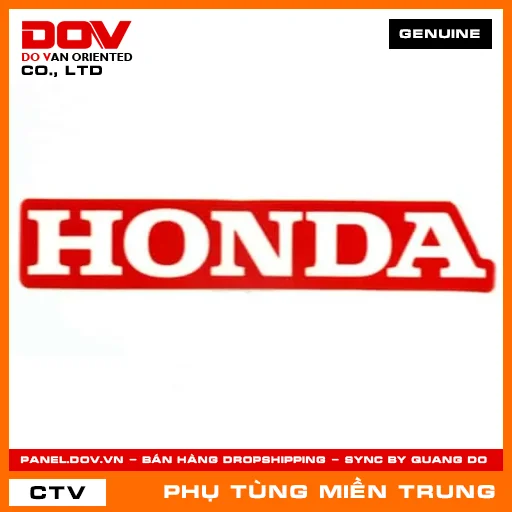 MÁC CHỮ HONDA 70MM *R383* HONDA CHÍNH HÃNG (MÃ: 86101K45NL0ZB) — 86101K45NL0ZB