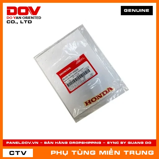 MARK CHỮ HONDA 65MM *NHA76M* HONDA CHÍNH HÃNG (MÃ: 86101K77V50ZA) — 86101K77V50ZA