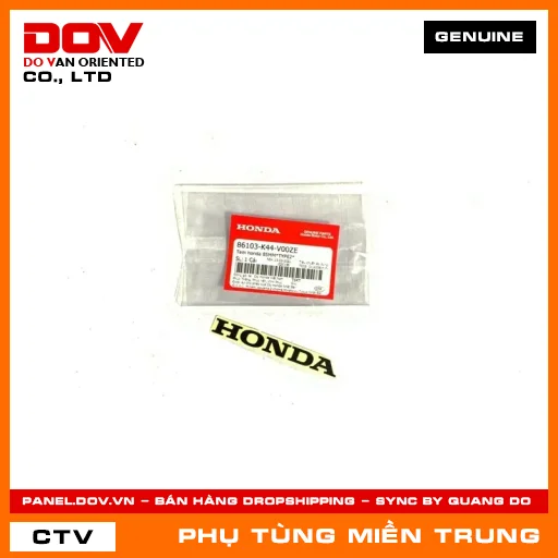 TEM HONDA 85MM*TYPE2* HONDA CHÍNH HÃNG (MÃ: 86103K44V00ZE) — 86103K44V00ZE